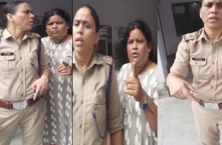 VIDEO : ये देखिए उत्तराखंड की मित्र पुलिस का हाल, महिला इंस्पेक्टर ने लट्ठ उठाकर डराया, थाने से भगाया