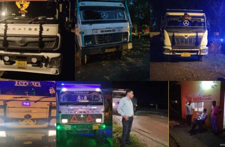 खनन पर देहरादून डीएम की बड़ी कार्रवाई, 9 डंपर सीज, वसूला 5 लाख का जुर्माना