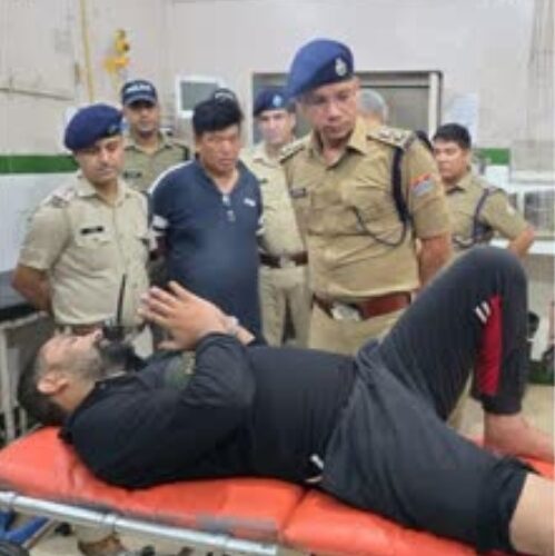 पुलिस और बदमाशों के बीच मुठभेड़, एक के लगी गोली, दूसरा फरार